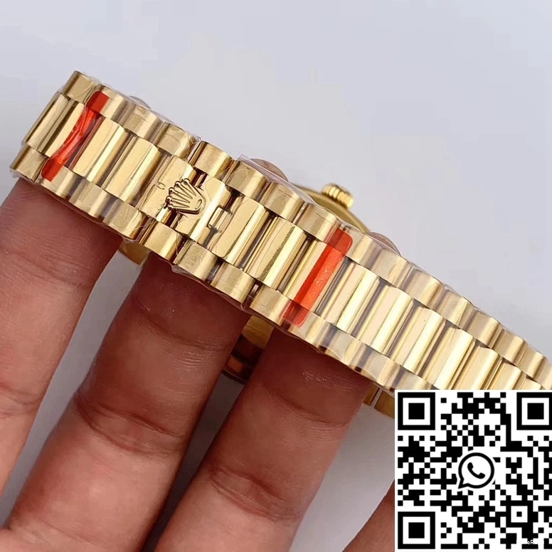 M128238-0022 Gold Yellow EW Gray Rolex Dial Factory Day-Date 0415